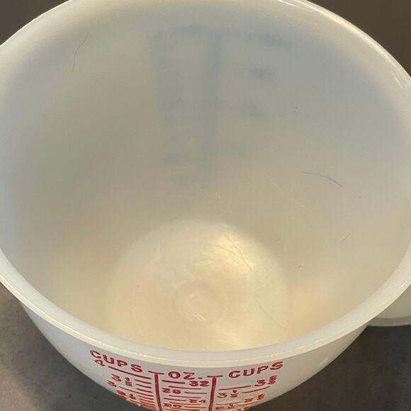 Tupperware Mix N Store Measuring Bowl 4 Cups Pitcher 32 oz 1 Liter 1288 Vintage - Picture 6 of 9